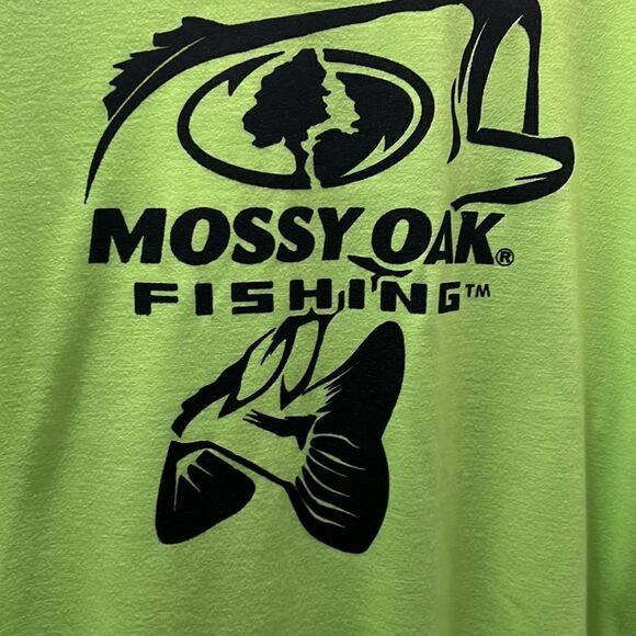 Mossy Oak fishing shirt green black - Picture 2 of 5